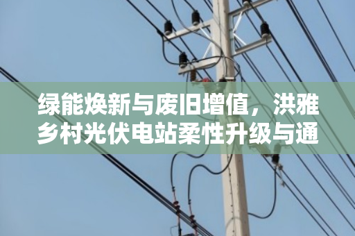 绿能焕新与废旧增值,洪雅乡村光伏电站柔性升级与通信废缆现款回收纪实 绿能焕新与废旧增值,洪雅乡村光伏电站柔性升级与通信废缆现款回收纪实