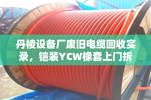 丹棱设备厂废旧电缆回收实录，铠装YCW橡套上门拆解，铜缆免费实地收货