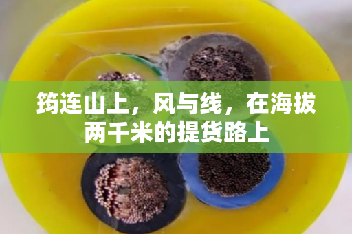 筠连山上,风与线,在海拔两千米的提货路上 筠连山上,风与线,在海拔两千米的提货路上
