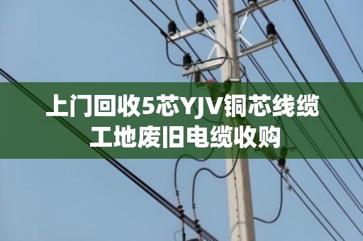 上门回收5芯YJV铜芯线缆 工地废旧电缆收购