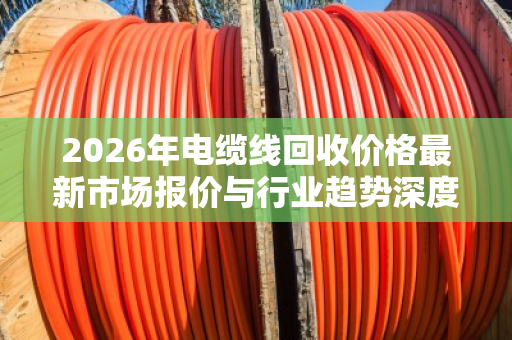 2026年电缆线回收价格最新市场报价与行业趋势深度解析