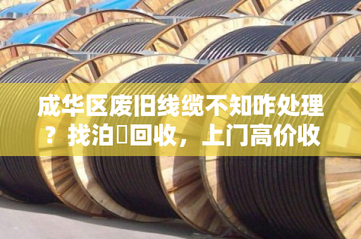 成华区废旧线缆不知咋处理？找泊祎回收，上门高价收，省心又赚钱！