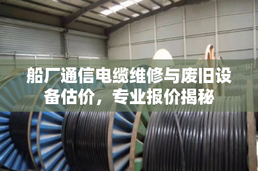 船厂通信电缆维修与废旧设备估价，专业报价揭秘
