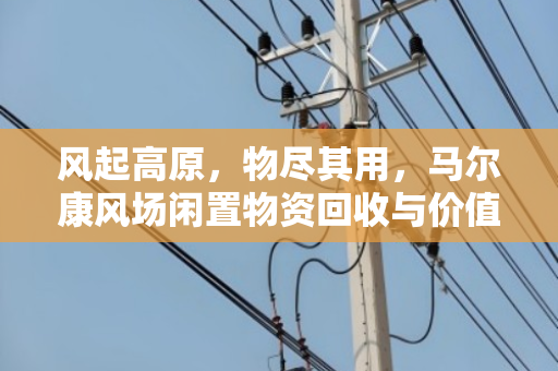 风起高原，物尽其用，马尔康风场闲置物资回收与价值重塑的专业实践
