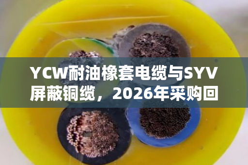 YCW耐油橡套电缆与SYV屏蔽铜缆，2026年采购回收降本指南