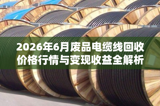 2026年6月废品电缆线回收价格行情与变现收益全解析 2026年6月废品电缆线回收价格行情与变现收益全解析