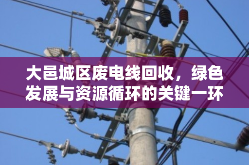 大邑城区废电线回收,绿色发展与资源循环的关键一环 大邑城区废电线回收,绿色发展与资源循环的关键一环