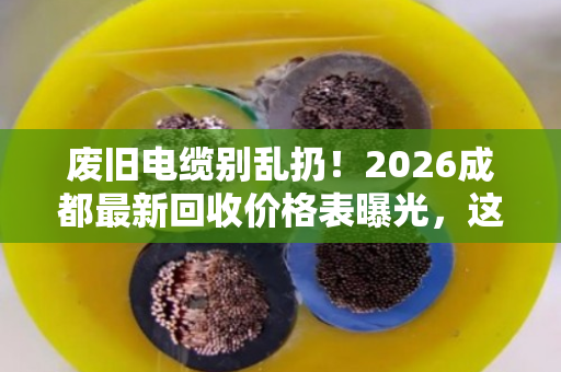 废旧电缆别乱扔！2026成都最新回收价格表曝光，这样卖多赚一倍