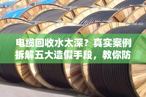 电缆回收水太深?真实案例拆解五大造假手段,教你防坑防骗! 电缆回收水太深?真实案例拆解五大造假手段,教你防坑防骗!