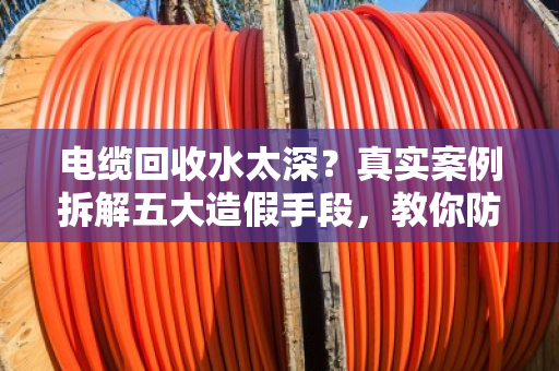 电缆回收水太深？真实案例拆解五大造假手段，教你防坑防骗！