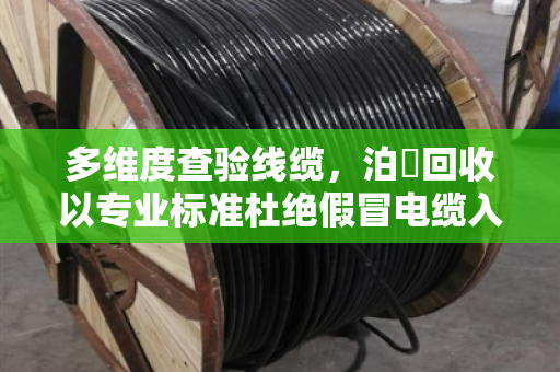 多维度查验线缆,泊祎回收以专业标准杜绝假冒电缆入库 多维度查验线缆,泊祎回收以专业标准杜绝假冒电缆入库
