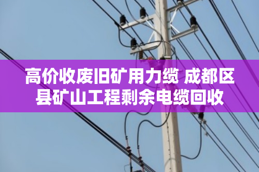 高价收废旧矿用力缆 成都区县矿山工程剩余电缆回收 高价收废旧矿用力缆 成都区县矿山工程剩余电缆回收