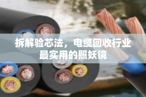 拆解验芯法,电缆回收行业最实用的照妖镜 拆解验芯法,电缆回收行业最实用的照妖镜