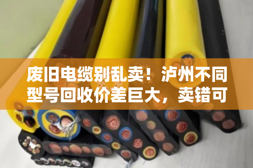 废旧电缆别乱卖！泸州不同型号回收价差巨大，卖错可能亏几千