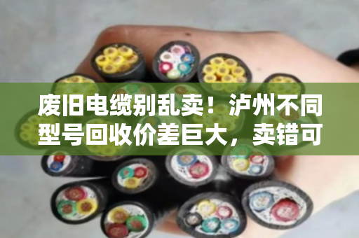 废旧电缆别乱卖！泸州不同型号回收价差巨大，卖错可能亏几千