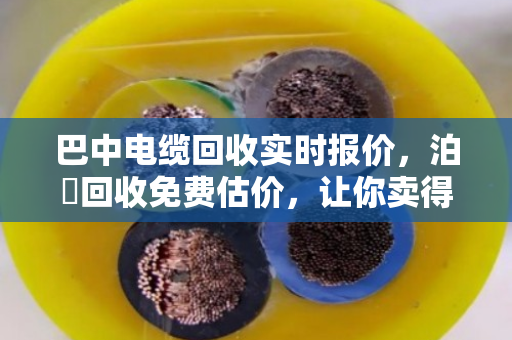 巴中电缆回收实时报价，泊祎回收免费估价，让你卖得放心赚得明白