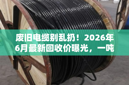 废旧电缆别乱扔!2026年6月最新回收价曝光,一吨能卖五六万 废旧电缆别乱扔!2026年6月最新回收价曝光,一吨能卖五六万