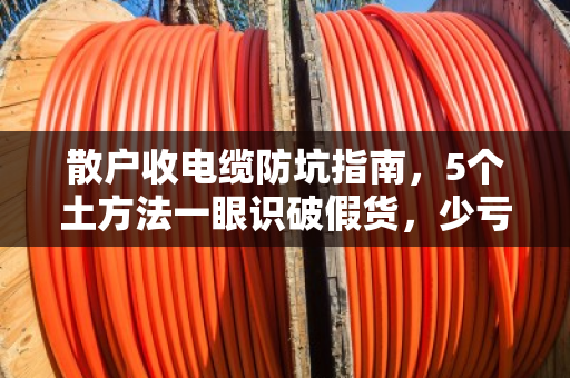 散户收电缆防坑指南,5个土方法一眼识破假货,少亏钱多赚钱 散户收电缆防坑指南,5个土方法一眼识破假货,少亏钱多赚钱