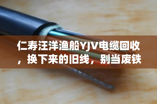 仁寿汪洋渔船YJV电缆回收，换下来的旧线，别当废铁卖