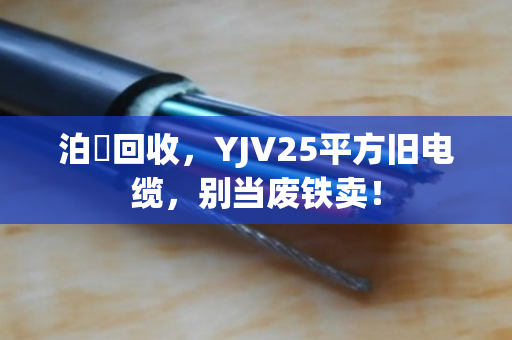 泊祎回收，YJV25平方旧电缆，别当废铁卖！