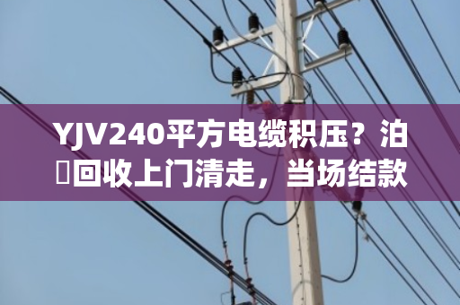 YJV240平方电缆积压?泊祎回收上门清走,当场结款,省心省力! YJV240平方电缆积压?泊祎回收上门清走,当场结款,省心省力!