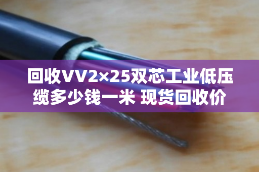 回收VV2×25双芯工业低压缆多少钱一米 现货回收价