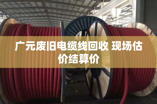 广元废旧电缆线回收 现场估价结算价 广元废旧电缆线回收 现场估价结算价