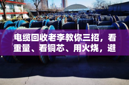 电缆回收老李教你三招，看重量、看铜芯、用火烧，避开劣质货