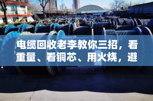 电缆回收老李教你三招，看重量、看铜芯、用火烧，避开劣质货