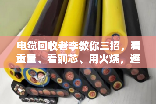 电缆回收老李教你三招，看重量、看铜芯、用火烧，避开劣质货