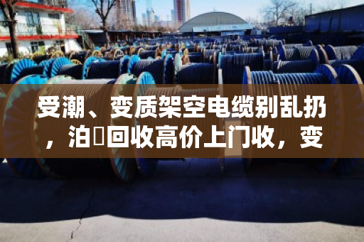 受潮、变质架空电缆别乱扔,泊祎回收高价上门收,变废为宝! 受潮、变质架空电缆别乱扔,泊祎回收高价上门收,变废为宝!