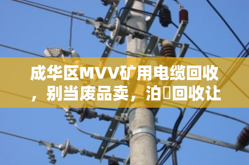 成华区MVV矿用电缆回收，别当废品卖，泊祎回收让你的电缆变成现金
