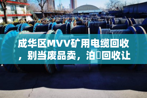 成华区MVV矿用电缆回收，别当废品卖，泊祎回收让你的电缆变成现金