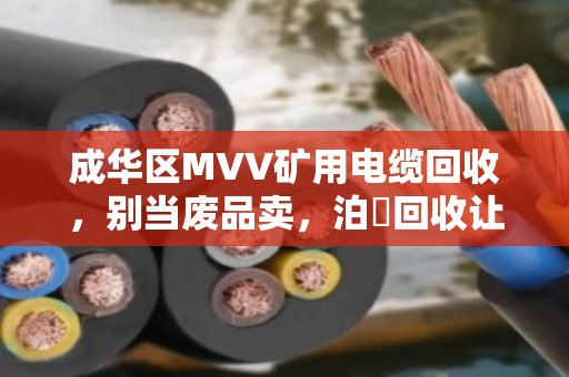 成华区MVV矿用电缆回收，别当废品卖，泊祎回收让你的电缆变成现金