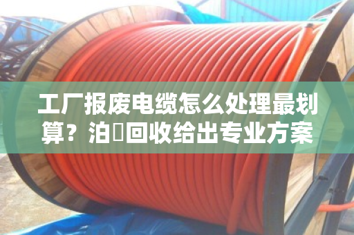 工厂报废电缆怎么处理最划算？泊祎回收给出专业方案