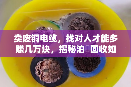 卖废铜电缆，找对人才能多赚几万块，揭秘泊祎回收如何让废品变宝
