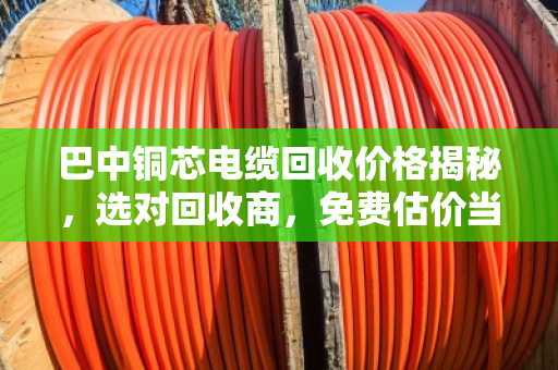 巴中铜芯电缆回收价格揭秘,选对回收商,免费估价当天变现 巴中铜芯电缆回收价格揭秘,选对回收商,免费估价当天变现