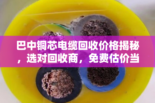 巴中铜芯电缆回收价格揭秘,选对回收商,免费估价当天变现 巴中铜芯电缆回收价格揭秘,选对回收商,免费估价当天变现