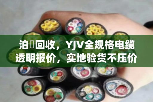 泊祎回收,YJV全规格电缆透明报价,实地验货不压价 泊祎回收,YJV全规格电缆透明报价,实地验货不压价