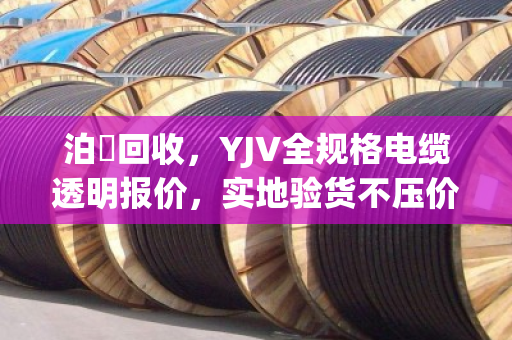 泊祎回收,YJV全规格电缆透明报价,实地验货不压价 泊祎回收,YJV全规格电缆透明报价,实地验货不压价