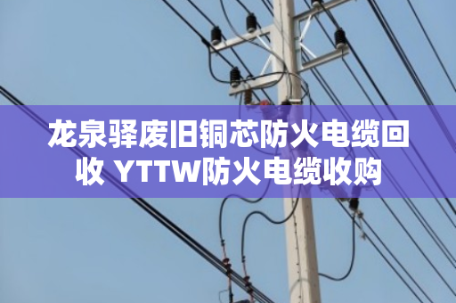 龙泉驿废旧铜芯防火电缆回收 YTTW防火电缆收购 龙泉驿废旧铜芯防火电缆回收 YTTW防火电缆收购