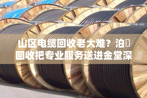 山区电缆回收老大难?泊祎回收把专业服务送进金堂深山 山区电缆回收老大难?泊祎回收把专业服务送进金堂深山