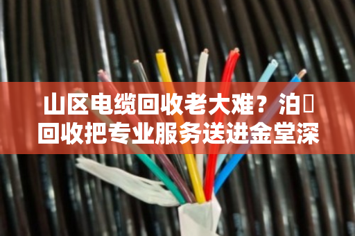 山区电缆回收老大难？泊祎回收把专业服务送进金堂深山