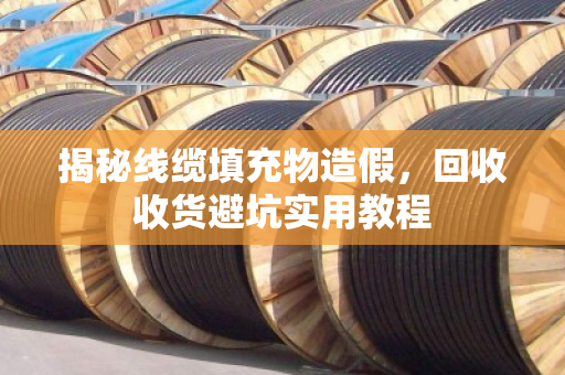揭秘线缆填充物造假,回收收货避坑实用教程 揭秘线缆填充物造假,回收收货避坑实用教程