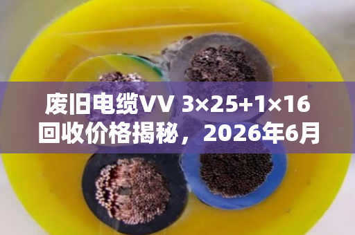 废旧电缆VV 3×25+1×16回收价格揭秘，2026年6月12日成都行情详解