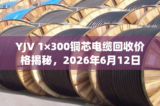YJV 1×300铜芯电缆回收价格揭秘，2026年6月12日成都市场行情全解析