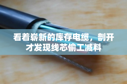 看着崭新的库存电缆,剖开才发现线芯偷工减料 看着崭新的库存电缆,剖开才发现线芯偷工减料