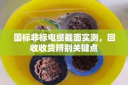 国标非标电缆截面实测，回收收货辨别关键点