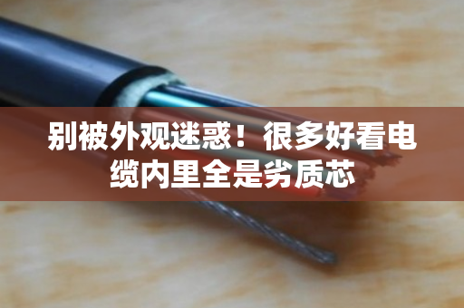别被外观迷惑!很多好看电缆内里全是劣质芯 别被外观迷惑!很多好看电缆内里全是劣质芯