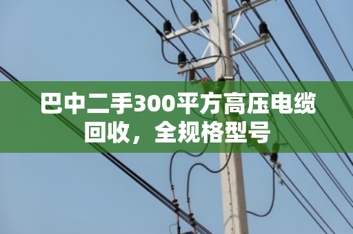 巴中二手300平方高压电缆回收,全规格型号 巴中二手300平方高压电缆回收,全规格型号
